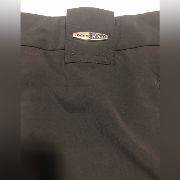 Jamie Sadock, black golf skirt with built-in shorts,front pockets,side zipper,12 - Picture 11 of 12